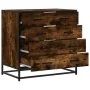 Cómoda de madera contrachapada roble ahumado 70x41x70 cm by , Drawers - Ref: Foro24-849081, Price: 116,66 €, Discount: %