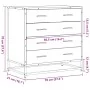 Cómoda de madera contrachapada roble ahumado 70x41x70 cm by , Drawers - Ref: Foro24-849081, Price: 116,66 €, Discount: %