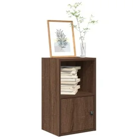 Estantería de madera de ingeniería marrón roble 31x24x52 cm de , Librerías y estanterías - Ref: Foro24-860325, Precio: 38,32 ...
