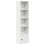 Estantería de madera de ingeniería blanca 31x24x127 cm de , Librerías y estanterías - Ref: Foro24-860346, Precio: 52,49 €, De...