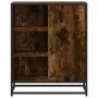 Aparador de madera de ingeniería roble ahumado 62x35x76 cm by , Sideboards - Ref: Foro24-848996, Price: 92,04 €, Discount: %