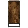 Aparador de madera de ingeniería roble ahumado 62x35x76 cm by , Sideboards - Ref: Foro24-848996, Price: 92,04 €, Discount: %