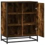 Aparador de madera de ingeniería roble ahumado 62x35x76 cm by , Sideboards - Ref: Foro24-848996, Price: 92,04 €, Discount: %