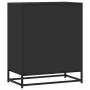 Aparador de madera de ingeniería negro 62x35x76 cm by , Sideboards - Ref: Foro24-848994, Price: 94,84 €, Discount: %