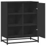 Aparador de madera de ingeniería negro 62x35x76 cm by , Sideboards - Ref: Foro24-848994, Price: 94,84 €, Discount: %