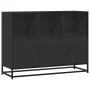 Aparador de madera de ingeniería negro 100x35x76 cm de , Aparadores - Ref: Foro24-849029, Precio: 118,66 €, Descuento: %