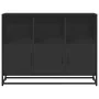 Aparador de madera de ingeniería negro 100x35x76 cm de , Aparadores - Ref: Foro24-849029, Precio: 118,66 €, Descuento: %
