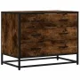 Cómoda de madera contrachapada roble ahumado 70x41x56 cm by , Drawers - Ref: Foro24-849076, Price: 91,84 €, Discount: %