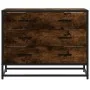 Cómoda de madera contrachapada roble ahumado 70x41x56 cm by , Drawers - Ref: Foro24-849076, Price: 91,84 €, Discount: %