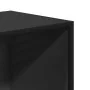Estantería madera ingeniería negra 80,5x35x76 cm de , Librerías y estanterías - Ref: Foro24-849104, Precio: 86,89 €, Descuent...