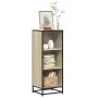 Armario de libros contrachapada color roble 40x35x107,5 cm de , Librerías y estanterías - Ref: Foro24-849110, Precio: 80,76 €...