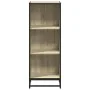 Armario de libros contrachapada color roble 40x35x107,5 cm de , Librerías y estanterías - Ref: Foro24-849110, Precio: 80,76 €...