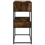 Mesa consola de madera de ingeniería roble ahumado 90x35x80 cm by , Side tables - Ref: Foro24-849171, Price: 70,87 €, Discoun...