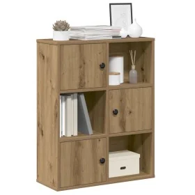 Estantería de madera de ingeniería roble artisan 60x24x76,5 cm de , Librerías y estanterías - Ref: Foro24-860390, Precio: 63,...