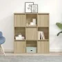 Estantería de madera de ingeniería roble sonoma 89x24x101,5 cm de , Librerías y estanterías - Ref: Foro24-860402, Precio: 98,...