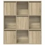 Estantería de madera de ingeniería roble sonoma 89x24x101,5 cm de , Librerías y estanterías - Ref: Foro24-860402, Precio: 98,...