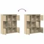 Estantería de madera de ingeniería roble sonoma 89x24x101,5 cm de , Librerías y estanterías - Ref: Foro24-860402, Precio: 98,...