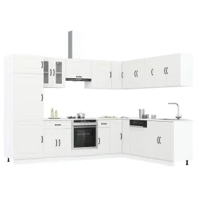 Mueble de cocina Kalmar blanco 14 piezas madera contrachapada de , Armarios de cocina - Ref: Foro24-3314971, Precio: 977,34 €...