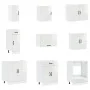 Mueble cocina Kalmar blanco brillo 14 pzas madera contrachapada de , Armarios de cocina - Ref: Foro24-3314973, Precio: 1,00 €...