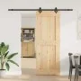 Puerta corredera con herrajes madera maciza de pino 85x210 cm de , Puertas - Ref: Foro24-3332732, Precio: 209,17 €, Descuento: %