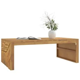 Mesa de centro madera maciza de teca 110x60x38 cm de , Mesas de centro - Ref: Foro24-4009315, Precio: 131,04 €, Descuento: %