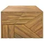 Mesa de centro madera maciza de teca 110x60x38 cm de , Mesas de centro - Ref: Foro24-4009315, Precio: 131,04 €, Descuento: %