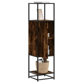 Aparador alto madera de ingeniería y metal 35,5x35x139 cm by , Sideboards - Ref: Foro24-849036, Price: 80,91 €, Discount: %
