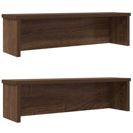 Estantes de cocina apilables 2 uds roble marrón 50x15x16 cm de , Contenedores para utensilios de cocina - Ref: Foro24-860494,...