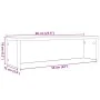 Estantería de cocina apilable roble marrón 60x15x16 cm de , Contenedores para utensilios de cocina - Ref: Foro24-860511, Prec...