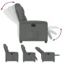 Sillón reclinable de tela gris oscuro de , Sillones - Ref: Foro24-4015577, Precio: 187,14 €, Descuento: %