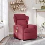 Sillón de masaje reclinable de tela color vino tinto de , Sillones - Ref: Foro24-4015589, Precio: 201,10 €, Descuento: %