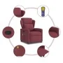 Sillón de masaje reclinable de tela color vino tinto de , Sillones - Ref: Foro24-4015589, Precio: 201,10 €, Descuento: %