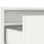 Mueble de TV con luces LED blanco 75x35,5x25 cm de , Muebles TV - Ref: Foro24-860229, Precio: 66,65 €, Descuento: %