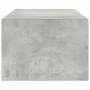 Mueble de TV con luces LED gris hormigón 100X35,5x25 cm de , Muebles TV - Ref: Foro24-860241, Precio: 78,67 €, Descuento: %