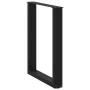 Patas para mesa de centro en forma de U 2 uds acero negro by , Table legs - Ref: Foro24-4013180, Price: 76,67 €, Discount: %