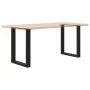 Patas para mesa de centro en forma de U 2 uds acero negro by , Table legs - Ref: Foro24-4013180, Price: 76,67 €, Discount: %