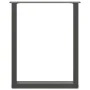 Patas mesa centro forma U 2uds antracita 60x(72-73)cm acero de , Patas para mesas - Ref: Foro24-4013182, Precio: 77,42 €, Des...