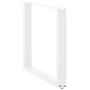 Patas de mesa de centro forma U 2uds acero blanco 80x(72-73) cm by , Table legs - Ref: Foro24-4013189, Price: 94,28 €, Discou...