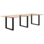 Patas para mesa centro forma U 3 uds acero negro 80x(72-73) cm de , Patas para mesas - Ref: Foro24-4013204, Precio: 117,56 €,...