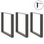 Patas mesa centro forma U 3 uds antracita 80x(72-73) cm acero de , Patas para mesas - Ref: Foro24-4013206, Precio: 127,09 €, ...