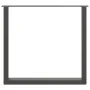 Patas mesa centro forma U 3 uds antracita 80x(72-73) cm acero de , Patas para mesas - Ref: Foro24-4013206, Precio: 127,09 €, ...