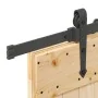 Puerta corredera con herrajes madera maciza de pino 90x210 cm de , Puertas - Ref: Foro24-3332793, Precio: 216,89 €, Descuento: %