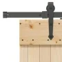 Puerta corredera con herrajes madera maciza de pino 90x210 cm de , Puertas - Ref: Foro24-3332793, Precio: 216,89 €, Descuento: %