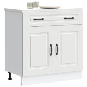 Mueble bajo de cocina Kalmar madera de ingeniería blanca de , Armarios de cocina - Ref: Foro24-853497, Precio: 93,53 €, Descu...