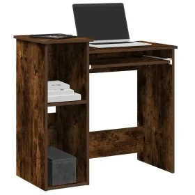 Escritorio de estantes contrachapada roble ahumado 84x40x78 cm von , Schreibtische - Ref: Foro24-860449, Preis: 69,44 €, Raba...