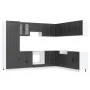 Mueble de cocina Porto negra 14 piezas madera contrachapada de , Armarios de cocina - Ref: Foro24-3314992, Precio: 1,00 €, De...