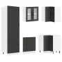 Mueble de cocina Porto negra 14 piezas madera contrachapada de , Armarios de cocina - Ref: Foro24-3314992, Precio: 1,00 €, De...
