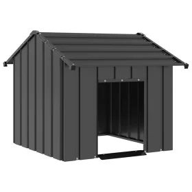 Caseta para perros con techo acero galvanizado 85x107x81 cm de , Casetas para perros - Ref: Foro24-4100913, Precio: 124,03 €,...