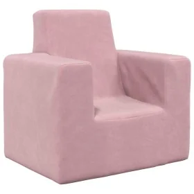 Sofá para niños felpa suave rosa de , Mobiliario para bebés y niños pequeños - Ref: Foro24-4104795, Precio: 35,70 €, Descuent...