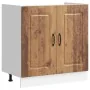 Mueble bajo para fregadero Kalmar madera vieja 80x46x81,5 cm de , Armarios de cocina - Ref: Foro24-853455, Precio: 77,75 €, D...